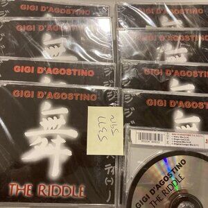 The Riddle, Gigi D'Agostino ZYX CD mix, Single, video mix NEW & Sealed 9133-8